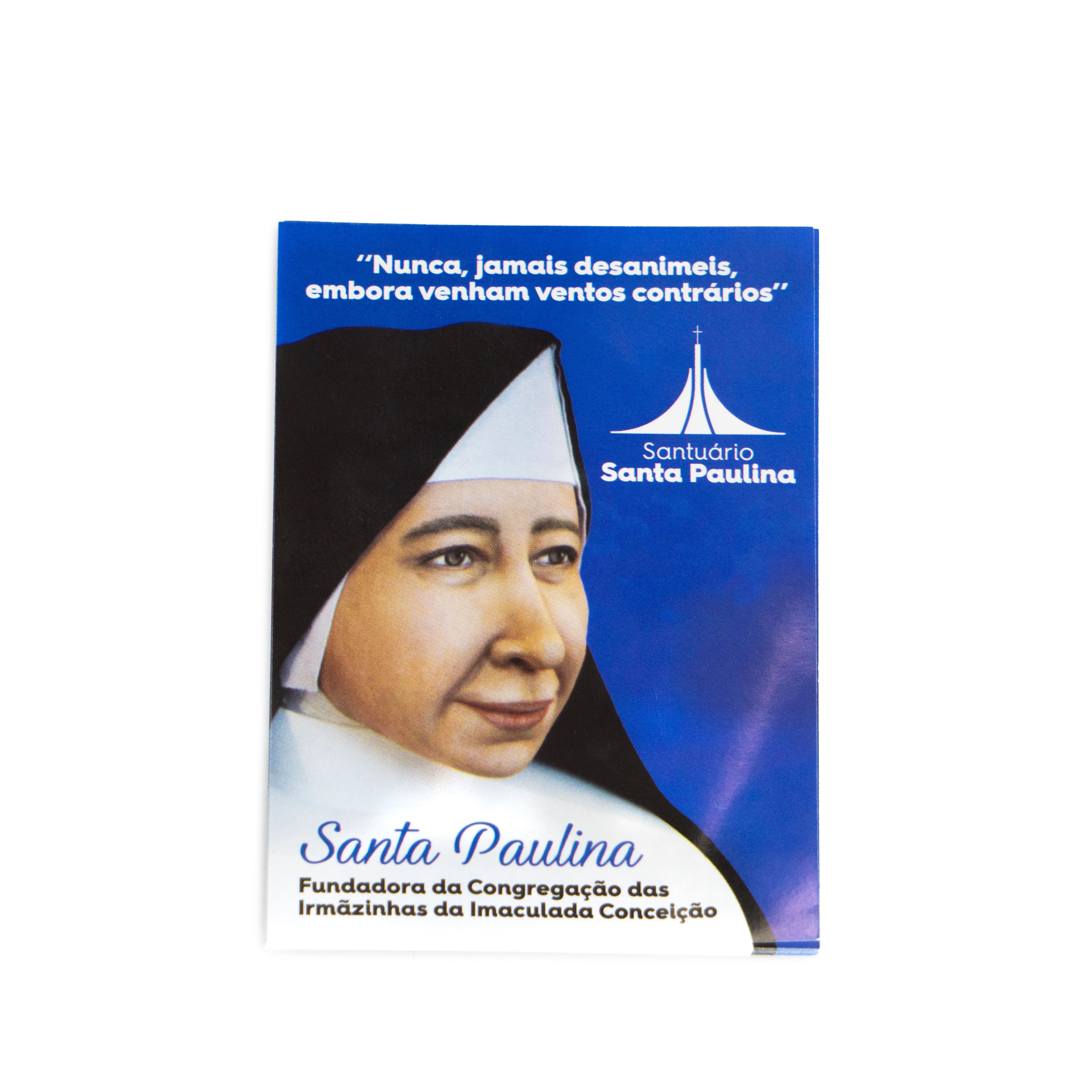 SANTINHO DE ORAÇÃO – Santa Paulina (Pacote com 10 unidades)