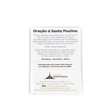 SANTINHO DE ORAÇÃO – Santa Paulina (Pacote com 10 unidades)