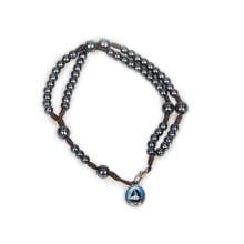 TERÇO DE PULSO SANTA PAULINA – PEDRA HEMATITA 