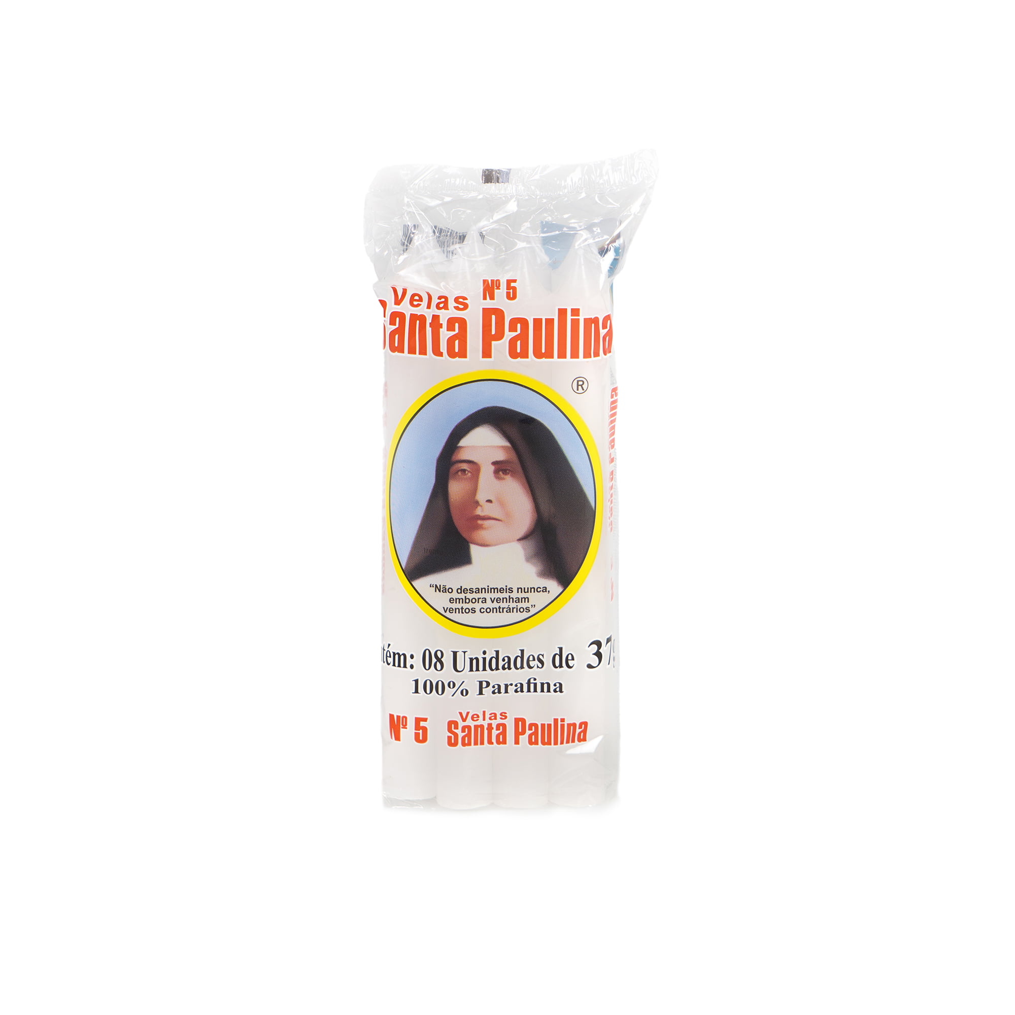 VELAS SANTA PAULINA – Pacote com 8 unidades – N.5